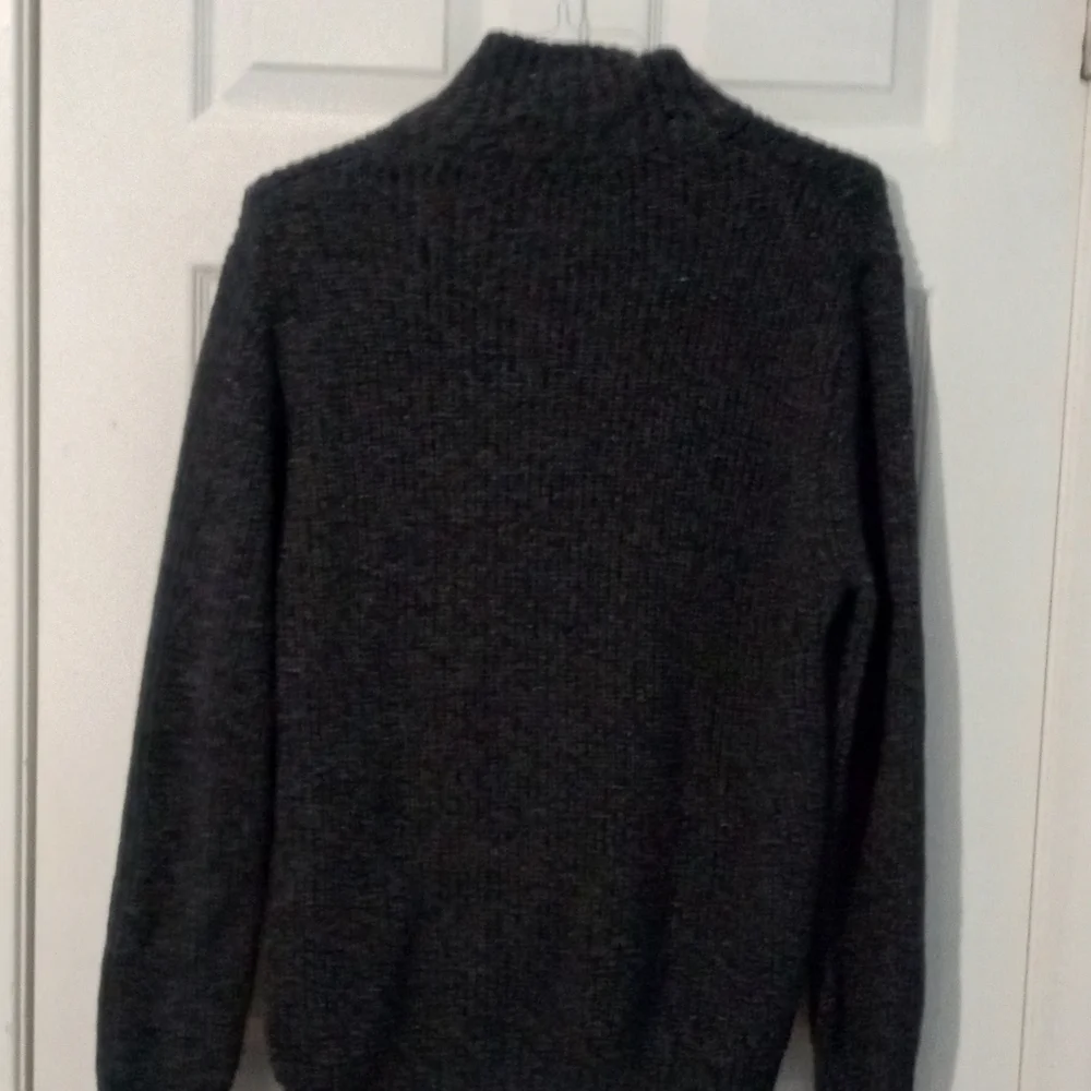 American Eagle Outfitters Charcoal V-Neck Sweater